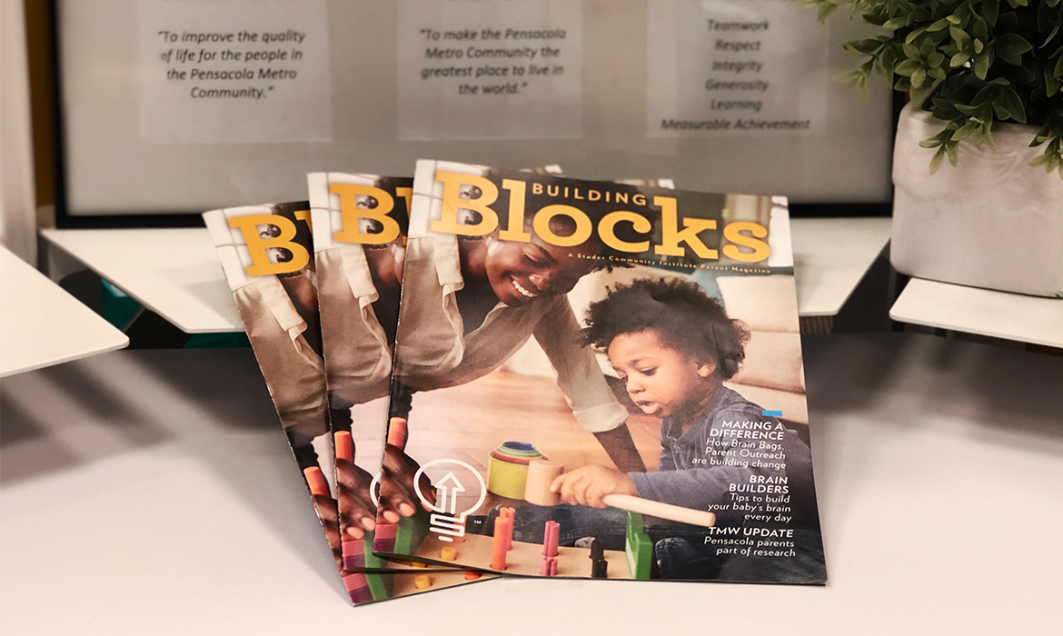 Building Blocks magazine gives parents tools and skills to help build their baby's brain