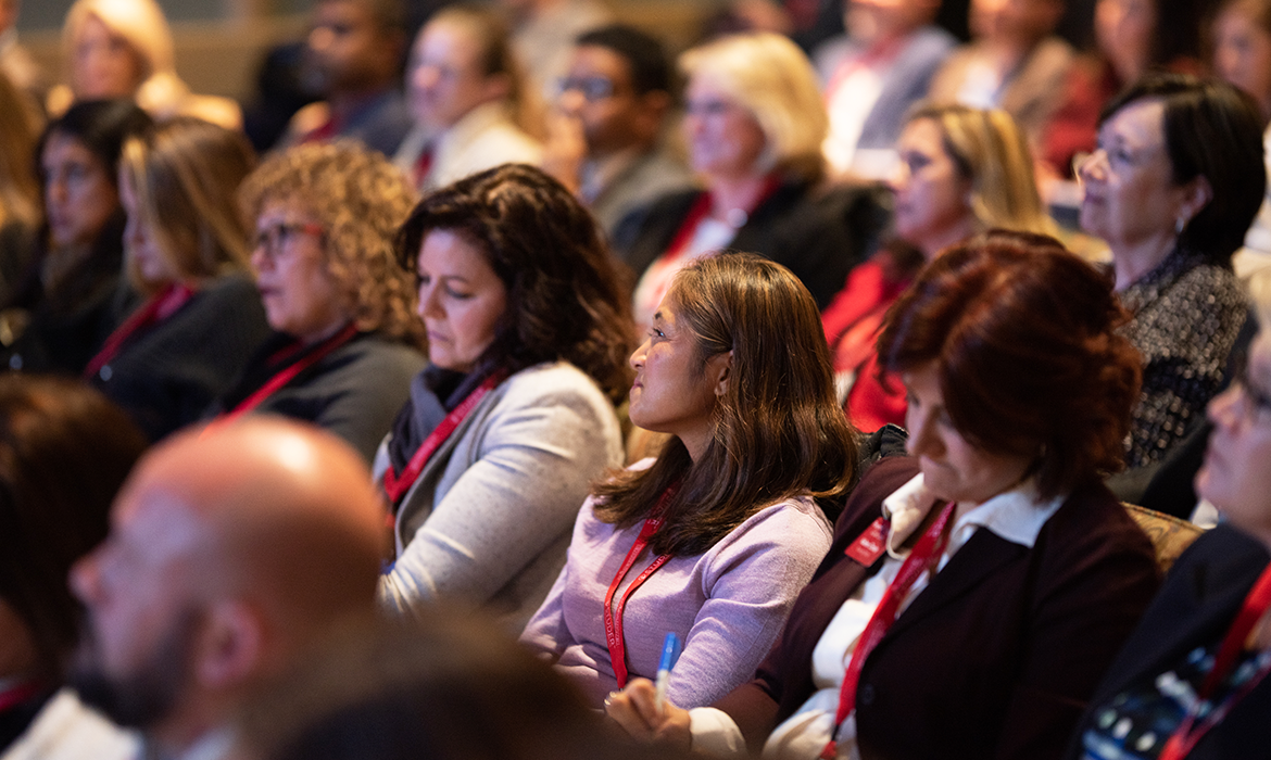 EntreCon 2018 Attendees Watching Keynote Speaker Kris Ann Piazza
