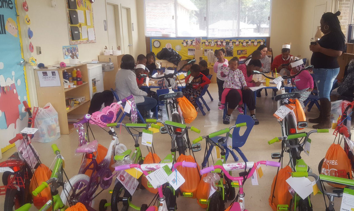 SCI Parent Outreach bike donations