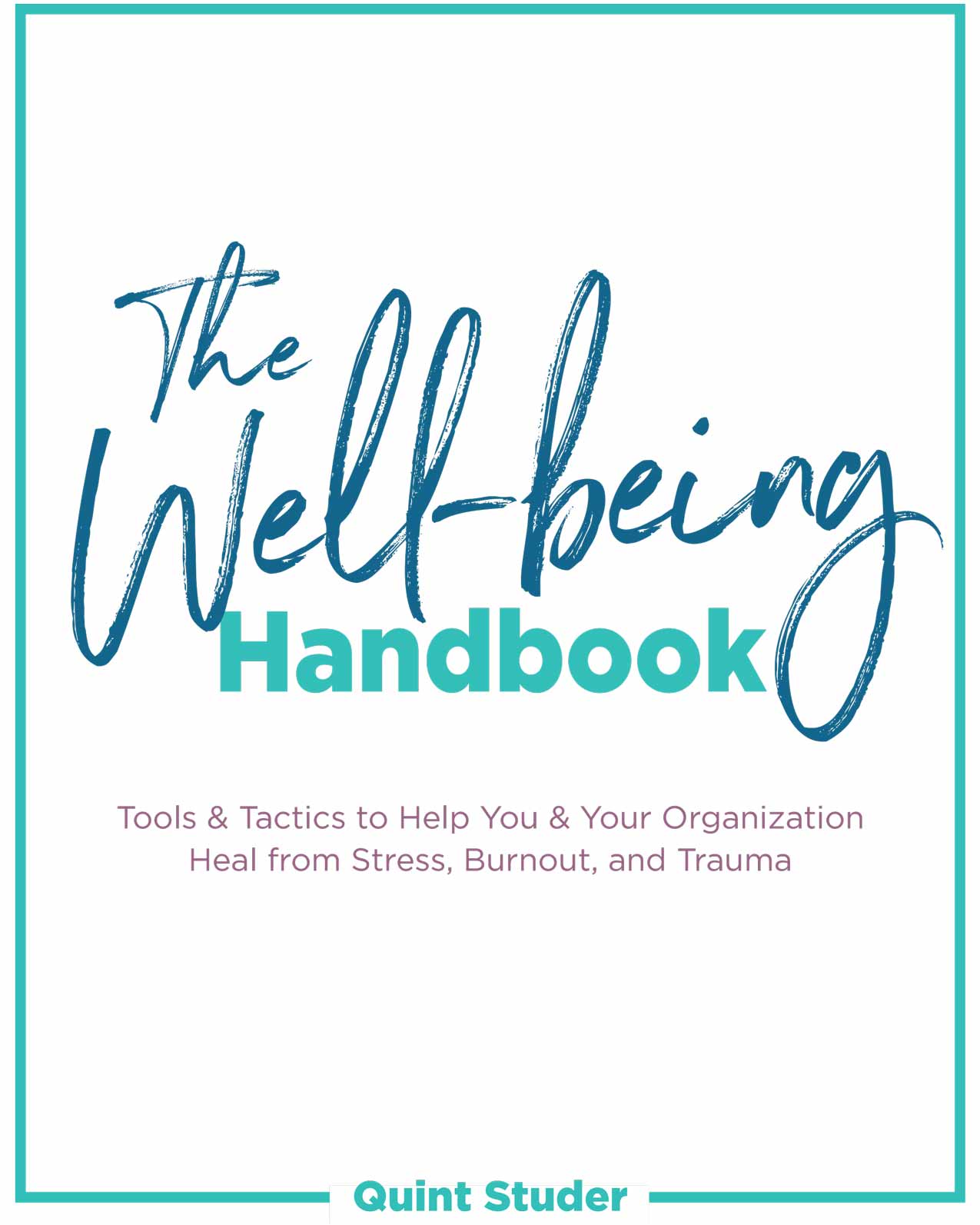 The Well-Being Handbook cover